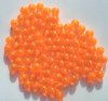 100 8mm Acrylic Transparent Orange